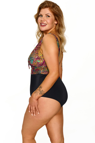 Plavky Lupoline Greta jednodílné modelující V výstřih