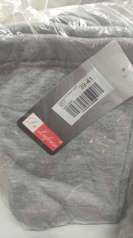 556/557 Dětské měkké hladké ponožky na spaní De Lafense - Melange