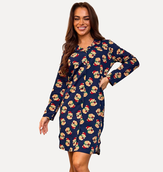 104/474 Teddy 7 Cornette volné tričko - bavlna, volný střih, dlouhý rukáv