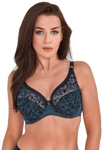 BS 1213 Polovyztužená podprsenka Adaline (poloměkká)Gaia-tyrkysová