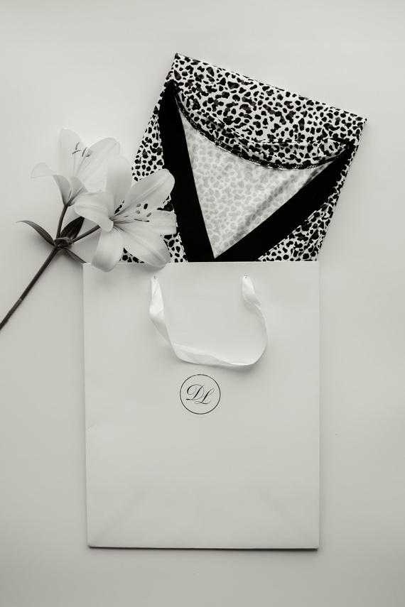 853 Kendall De Lafense - Noční košile z viskózy Panther - ecru camouflage