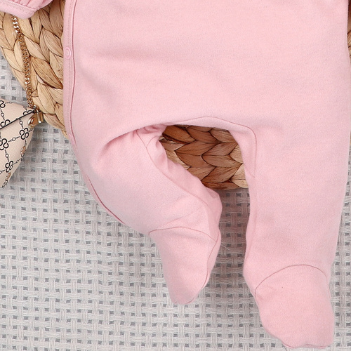 Kojenecký overal Nini Little Mouse 100% bio bavlna – pro novorozence