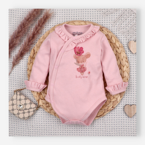 Body Nini Little Mouse 100% organická bavlna, vyrobeno v Polsku