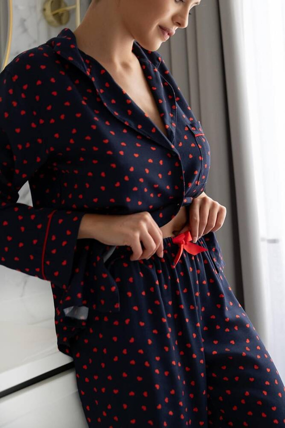 Sophia Dámské pyžamo Sensis - tmavě modré