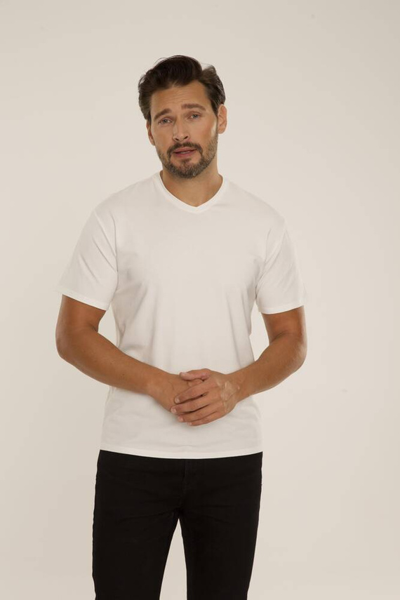 828 Chandler tričko De Lafense - ecru