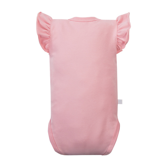 Kojenecké body Eevi Cherry krátký rukáv bavlna pohodlné