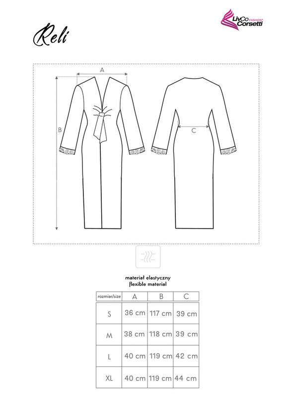 Reli LC 90027 Dámský župan LivCo Corsetti