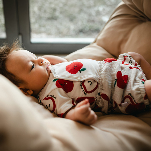 Dětské bloomers Eevi Snack Time mušelín bavlna ecru lehké