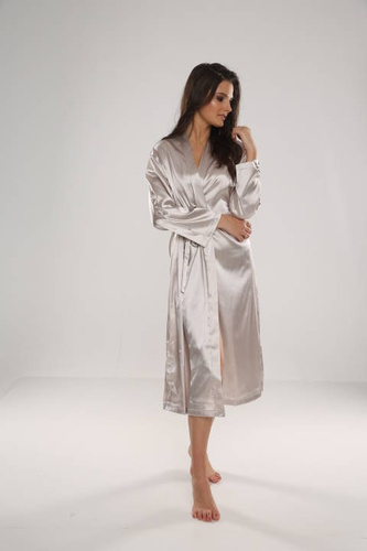 798 Klasický dámský župan Forex - béžový