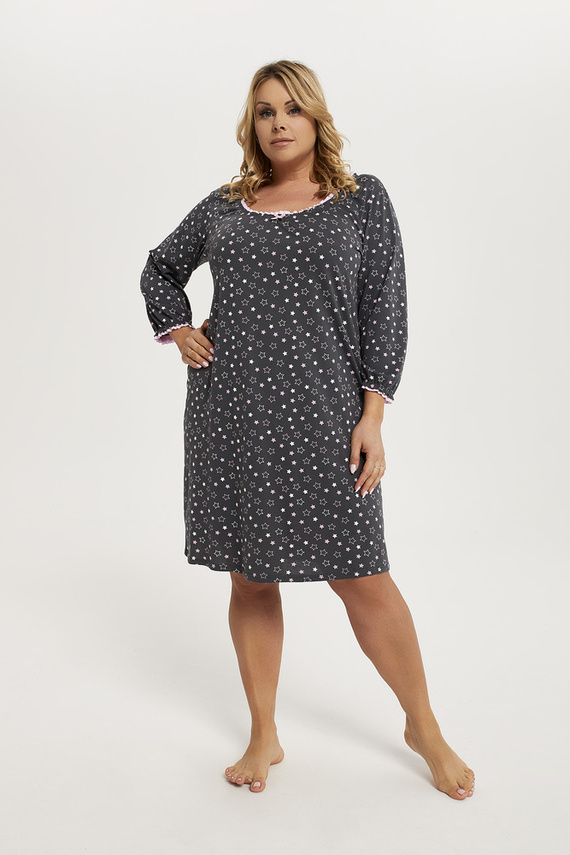 Noční košile Antilia s 3/4 rukávy Italian Fashion - potisk