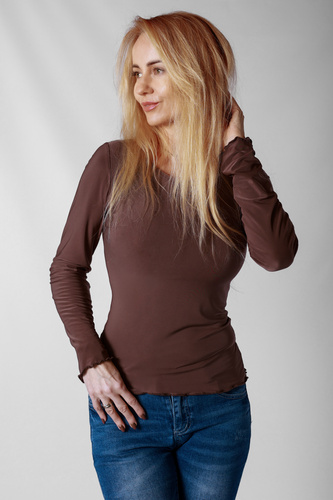 Halenka Selena Mirale z mikrovlákna – přiléhavá dámská halenka