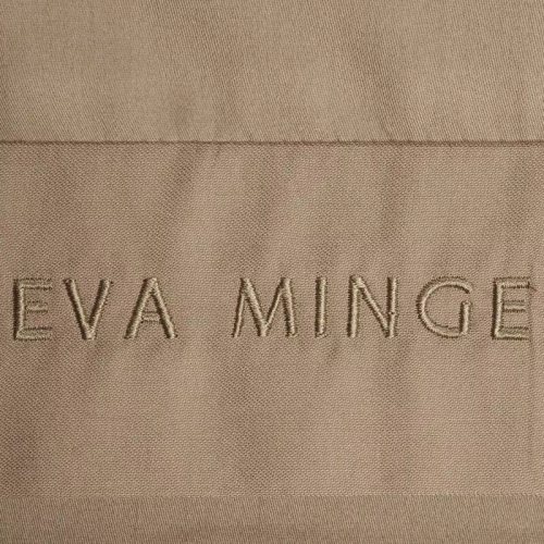 1E Elegantní saténové povlečení Eva Minge Eurofirany světle hnědá | makrosatin 100% bavlna