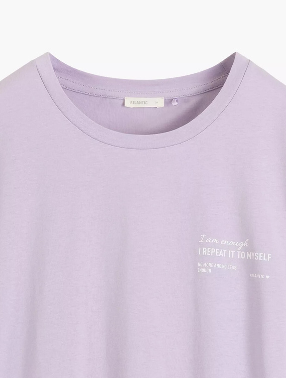 NLD-001 dámská noční košile 100% bavlna, volný střih