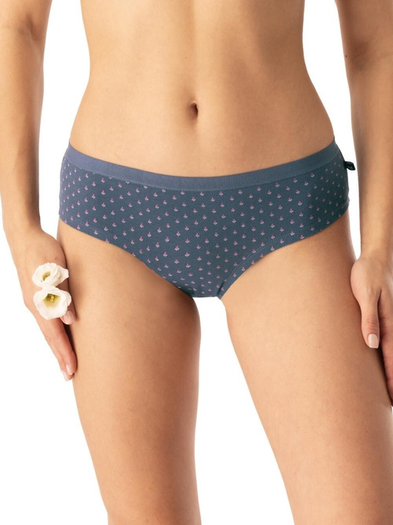 Dámské kalhotky Key LPN 742 graphite - bavlněné, pohodlné, sada 2 kusů