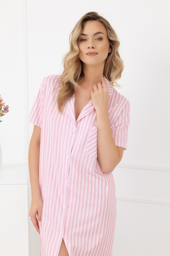 Dámská noční košile Genna Italian Fashion 100% bavlna proužky