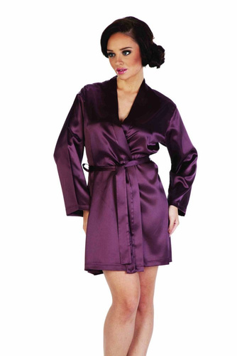 797 Dámský župan Classic Forex - švestka/švestka