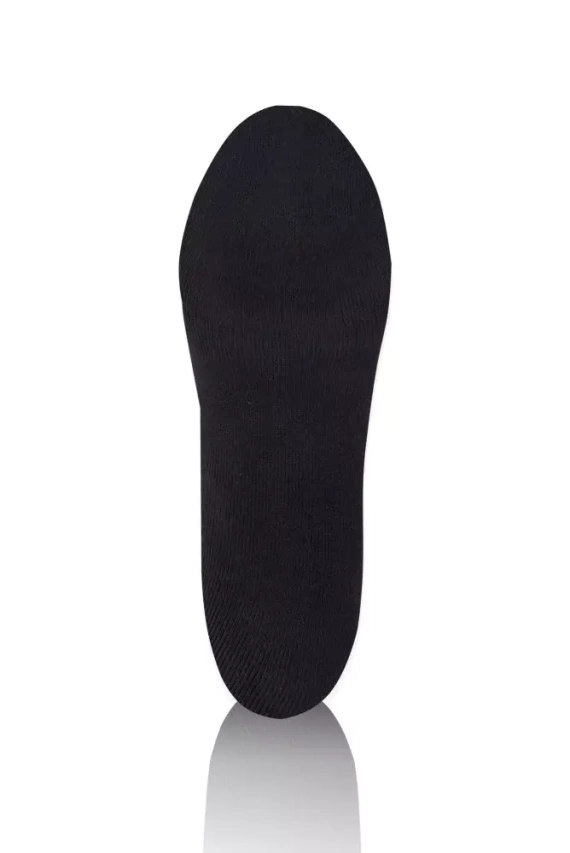 S150D Poloviční froté dlouhé ponožky Italian Fashion - černé