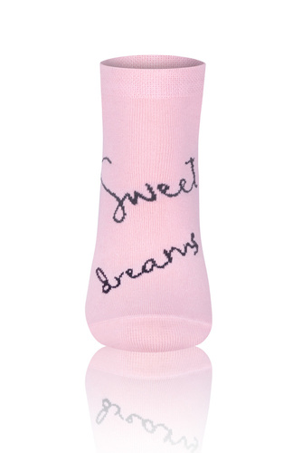 S140S Dreams Foot ponožky Italian Fashion - lososová/světlá melanž