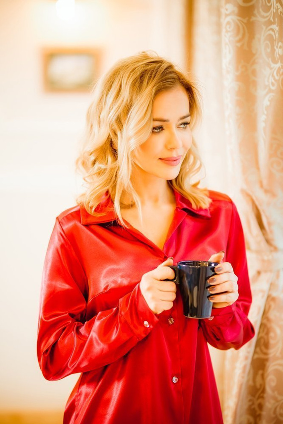 Noční košile Carey Kalimo - červená