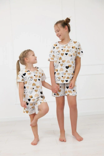 Dívčí pyžamo Ariela Italian Fashion - bavlna, krátký rukáv, šortky