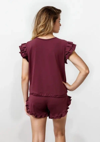 Dámské pyžamo Dkaren Lulu 2 bavlna komplet šortky pohodlí