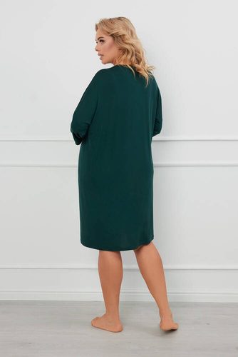 Noční košile Natura 3/4 Italian Fashion - zelená