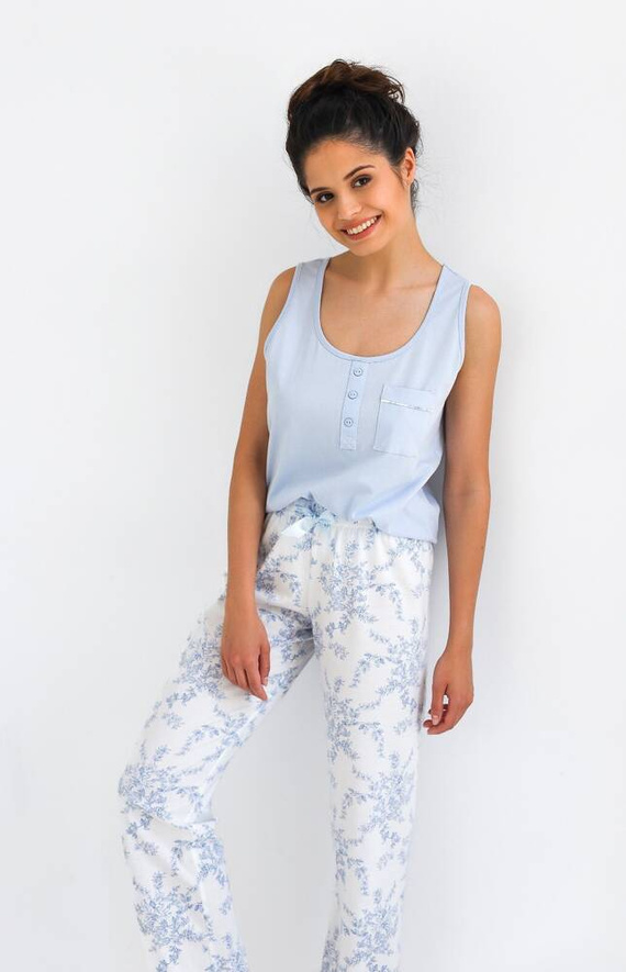 Dámské pyžamo Arely Sensis - modré