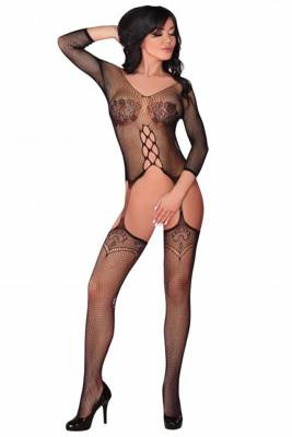 Dalitso LC 17287 Bodystocking body s punčochami LivCo Corsetti