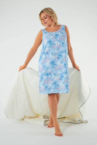 Noční košile s širokými ramínky Kaweri Italian Fashion - potisk