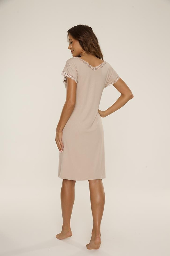 816 Noční košile Hazel De Lafense - písková