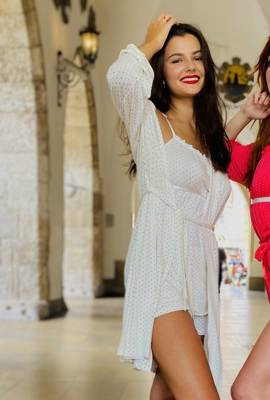 915 Dots Dámské pyžamo Forex - ecru