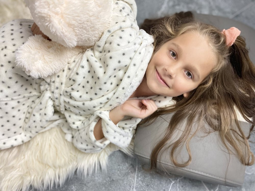 367 Melanie Forex Dětský župan - ecru