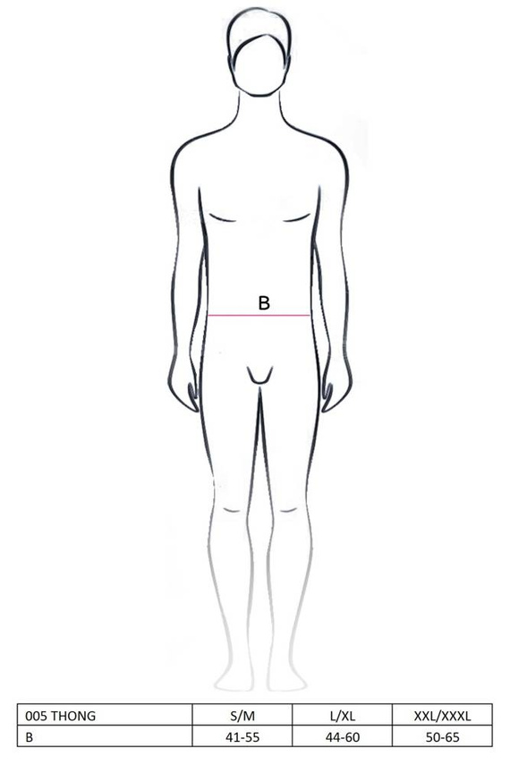 005 Pánská tanga Passion black