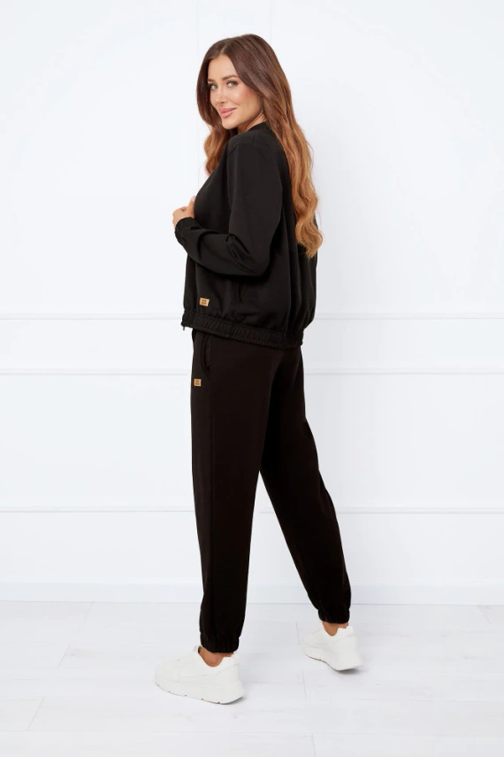 Caro Dámská bunda bomber Italian Fashion - černá