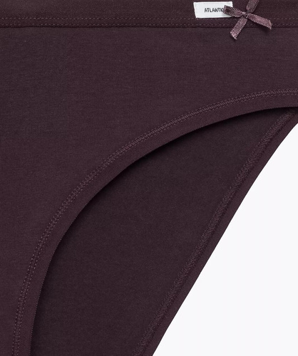 Figs 3CLP-002 Sport Atlantic - bavlna, klasický střih, 3 ks v krabici béžová/vínová/fialová