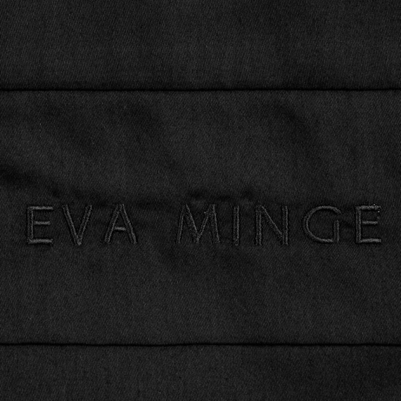 1B Elegantní saténové povlečení Eva Minge Eurofirany černá | 100% bavlněný makosatin