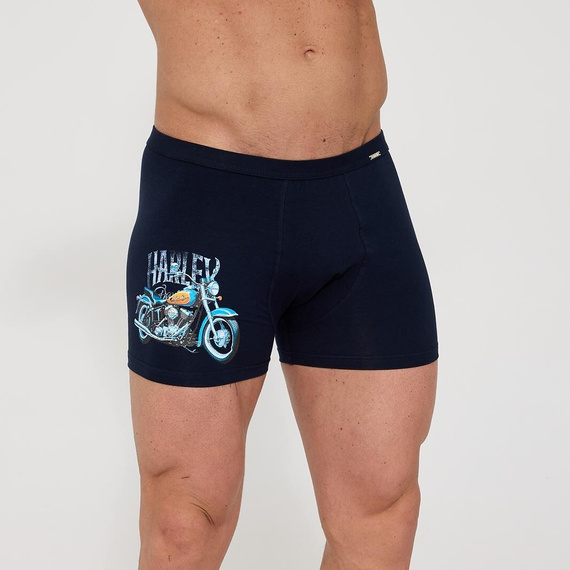 Cornette Tattoo 280/257 Legend Rider– bavlněné pánské boxerky grafit