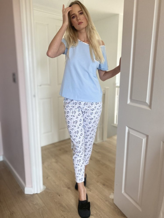 434 Maribell Forex Dámské pyžamo - modré