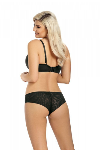 3109 Lupoline-černá vyztužená kojící podprsenka