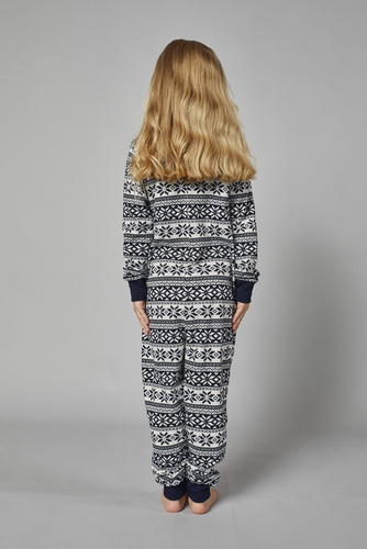 Alaska Dětský overal Italian Fashion - tmavě modrý