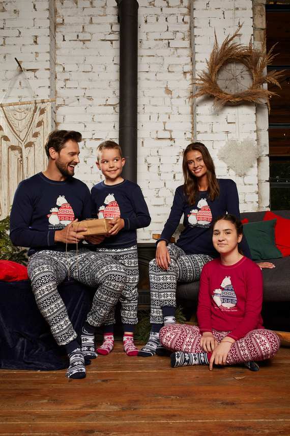 Arktyka Dětské pyžamo Italian Fashion - tmavě modré