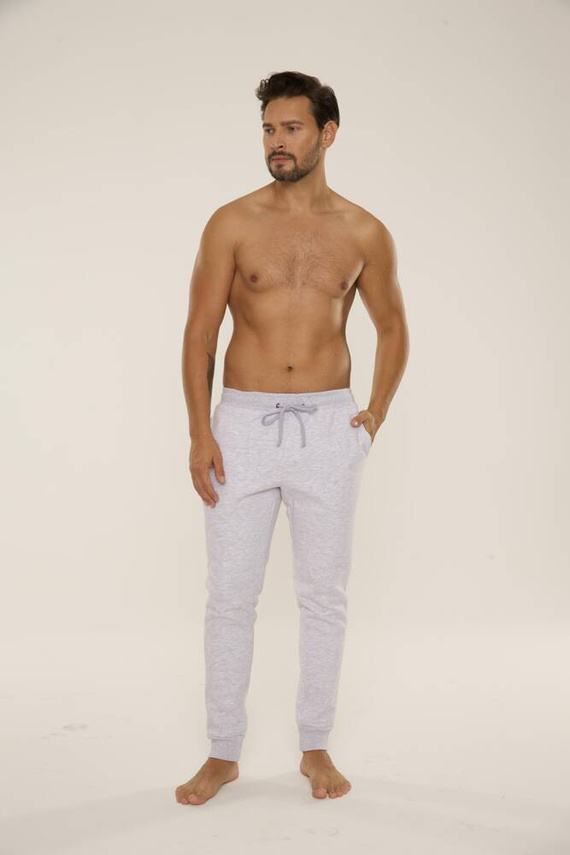 813 Indigo Pánská tepláková souprava De Lafense - světlý melír