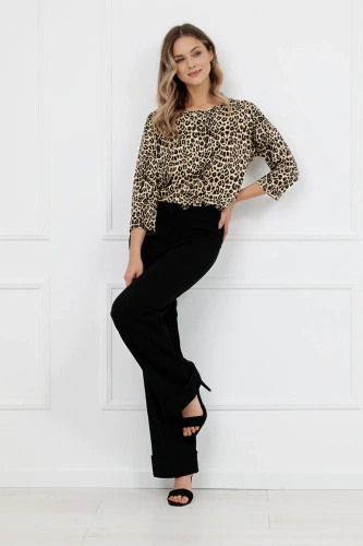 Dámská halenka Kenia Italian Fashion leopard vzor 3/4 rukáv