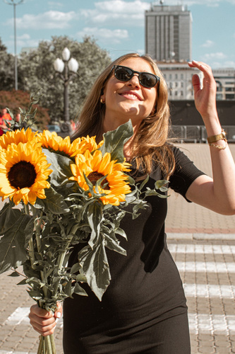 699 Freya Dámské šaty De Lafense - černé