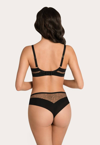 K 881 Gisel Brazilské kalhotky Gorsenia černá