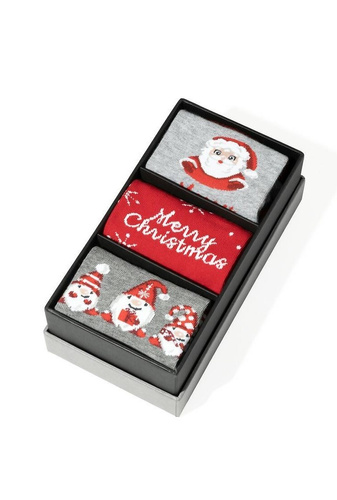 Umění dámských ponožek. 195/1 Vánoční krabice Steven - bavlněné, s netlačícím lemem