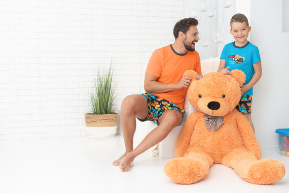 Chlapecké pyžamo Comic s krátkým rukávem, kalhoty Italian Fashion - tyrkysová/potisk