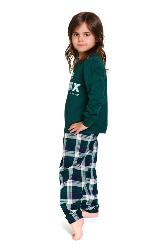 Doctor Nap 7342 - Dětské unisex pyžamo "The Remix" | Rodinná kolekce, polská výroba - tmavě modré