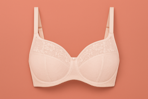 VB-435 Podprsenka - poloprůhledná, s krajkou Vena nude
