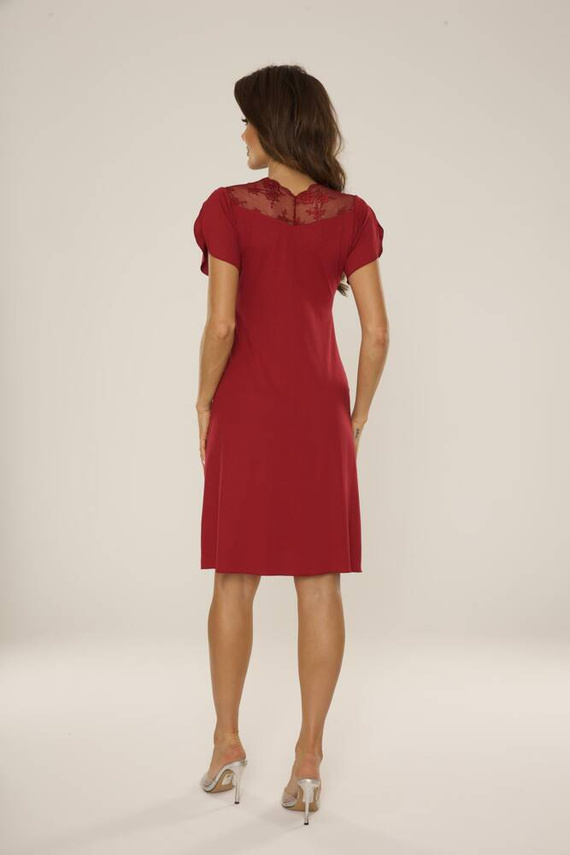 754 Noční košile Lilian De Lafense - vínová